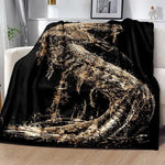 Vikings Norse Mythology Odin Valhalla Symbols - Soft Plush Blankets blanket Viking Warriors