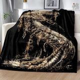 Vikings Norse Mythology Odin Valhalla Symbols - Soft Plush Blankets blanket Viking Warriors