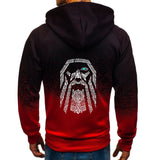 Vikings Odin Zipper Jacket Apparel & Accessories Viking Warriors