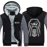 Vikings Odin Zipper Jacket Apparel & Accessories Viking Warriors