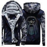 Vikings Odin Zipper Jacket Apparel & Accessories Viking Warriors