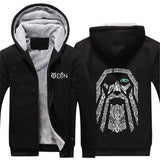 Vikings Odin Zipper Jacket Apparel & Accessories Viking Warriors