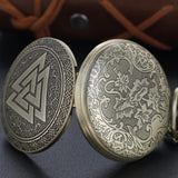 Vikings Symbol Valknut Pocket Watch pocket watch Viking Warriors