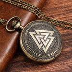 Vikings Symbol Valknut Pocket Watch pocket watch Viking Warriors