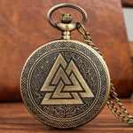 Vikings Symbol Valknut Pocket Watch pocket watch Viking Warriors