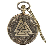 Vikings Symbol Valknut Pocket Watch pocket watch Viking Warriors