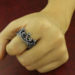 Vintage Crown King Ring ring Viking Warriors