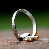 Vintage Egyptian Ankh and Water Lily Ring ring Viking Warriors