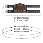 Vintage Medieval Rune Men's Leather Bracelet Wristbands Viking Warriors