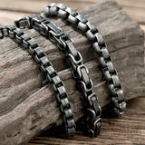 Vintage Oxidized Chain Bracelets Bracelets Viking Warriors