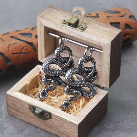 Vintage Snake Earrings Earrings Viking Warriors