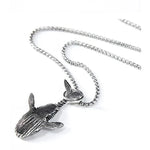 Vintage Whale Pendant Necklace Necklace Viking Warriors