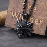Witcher Wolf head Necklace Necklaces Viking Warriors