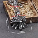 Witcher Wolf head Necklace Necklaces Viking Warriors