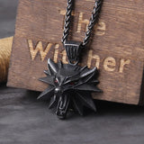 Witcher Wolf head Necklace Necklaces Viking Warriors