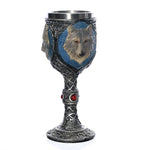 Wolf Head Stainless Steel Goblet and Coffee Mug Mugs Viking Warriors