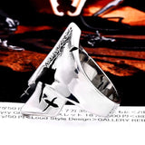 Worn out Spartan Helmet Ring ring Viking Warriors