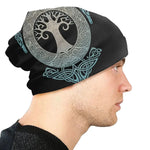 Yggdrasil Beanie Hat Viking Tree of Life Cap Beanie Viking Warriors