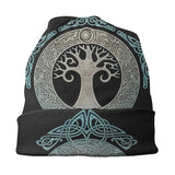 Yggdrasil Beanie Hat Viking Tree of Life Cap Beanie Viking Warriors